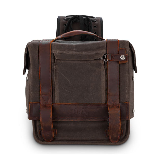 Burly Voyager Universal Throw-Over Motorcycle Saddlebag Set