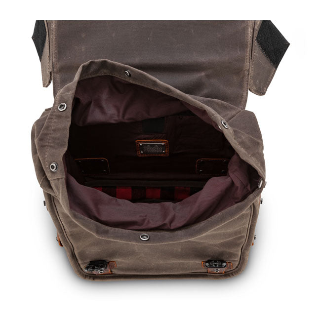 Burly Voyager Universal Throw-Over Motorcycle Saddlebag Set