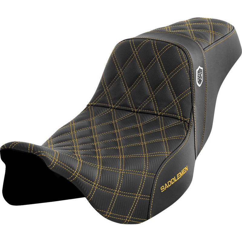 Saddlemen Pro SDC Performance Gripper Lattice Stitch Seat for Harley