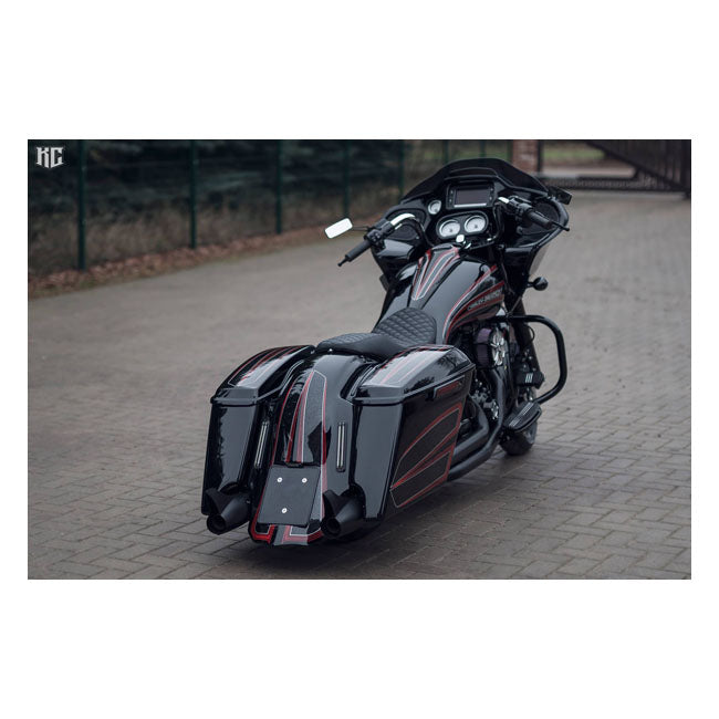 Killer Custom 4" Stretched Saddlebag Bodies for Harley