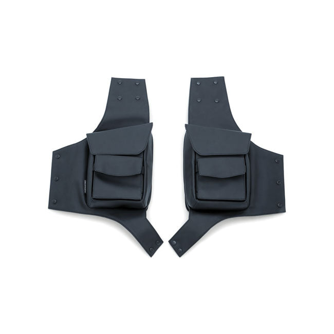 Kuryakyn Hard Saddlebag Guard Rail Pouch Set for Harley