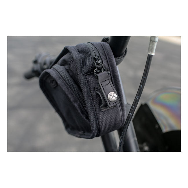Burly Voyager Motorcycle Handlebar Bag