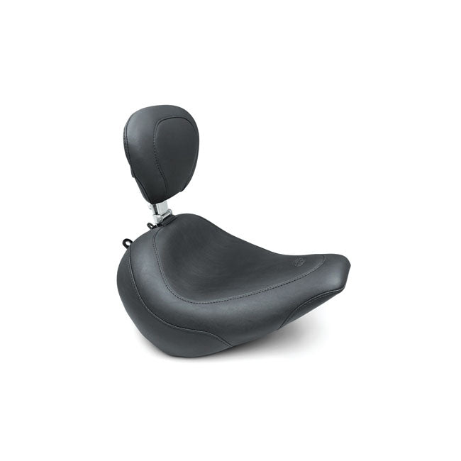 Mustang Wide Tripper Solo Seat for Harley