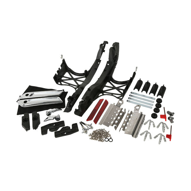 MCS Saddlebag Lid Latch & Lock Hardware Kit for Harley