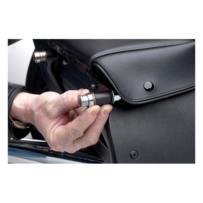 Cycle Visions Bareback Quick Release Saddlebag System for Harley