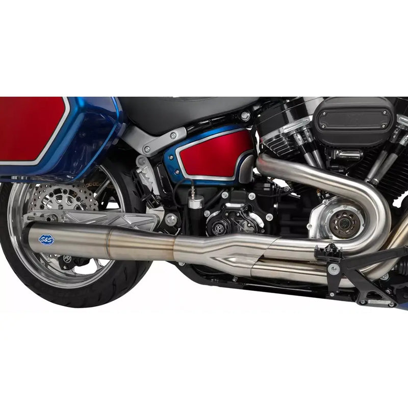 S&S SuperStreet 2-into-1 Exhaust System for Harley