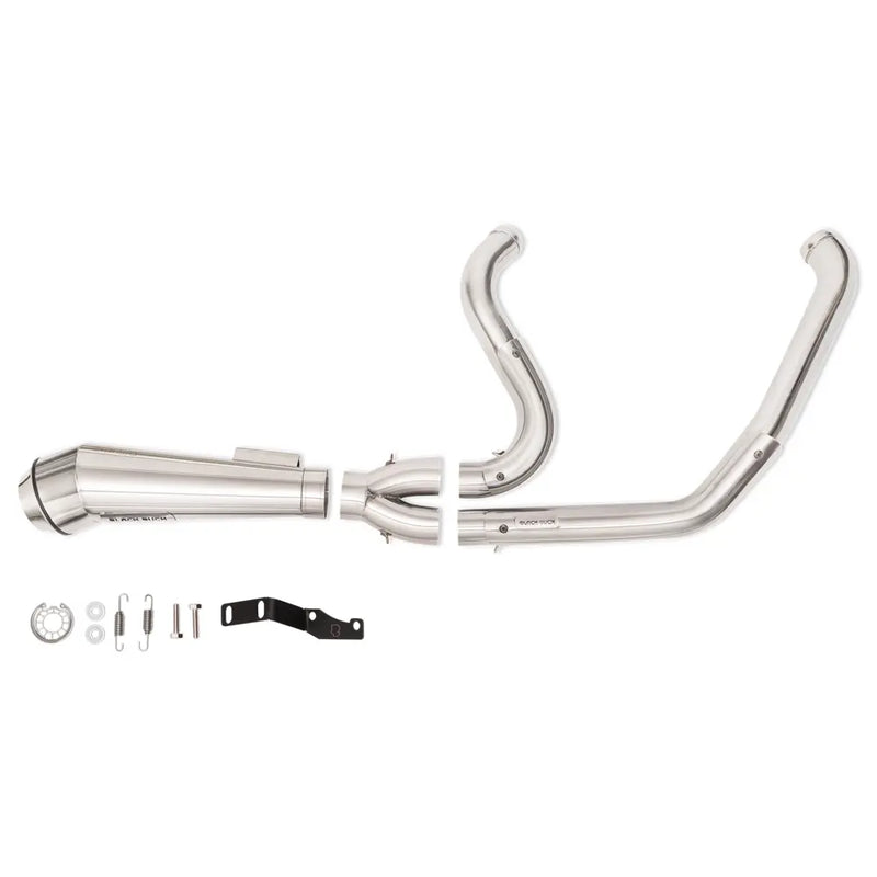 Black Duck Fighter EC Euro Approved 2-into-1 Exhaust for Harley