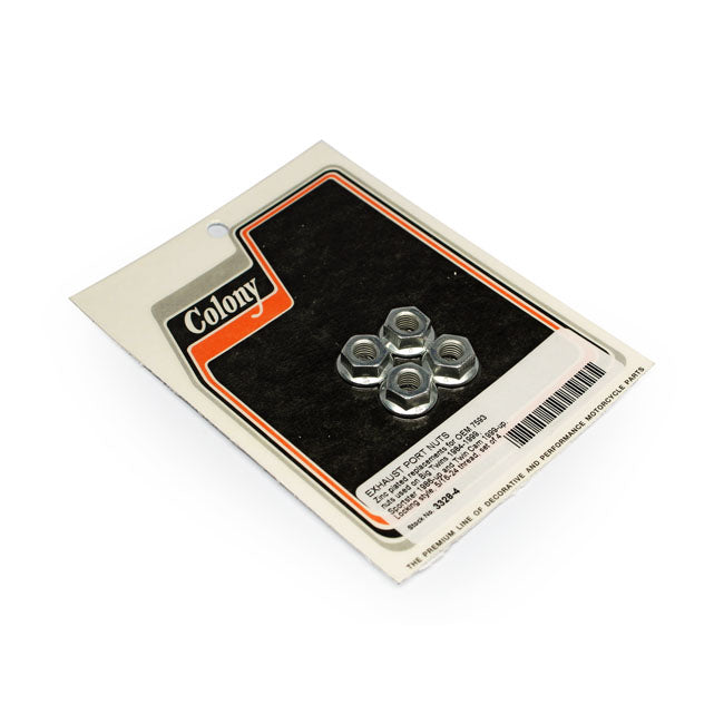 Colony Exhaust Flange Nut Kit for Harley