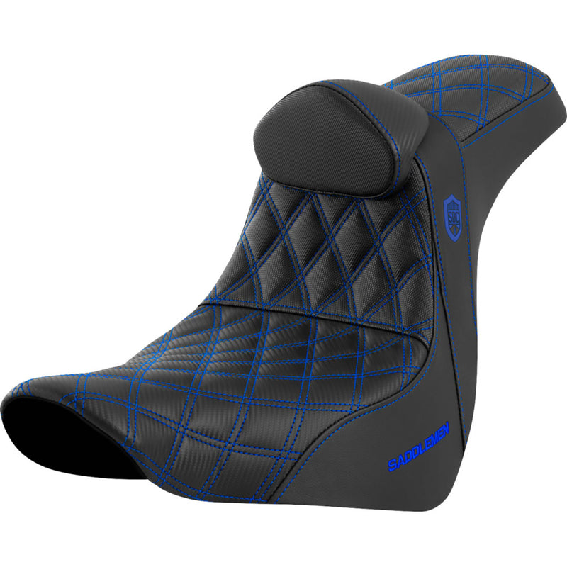 Saddlemen Pro SDC Performance Gripper Lattice Stitch Seat for Harley