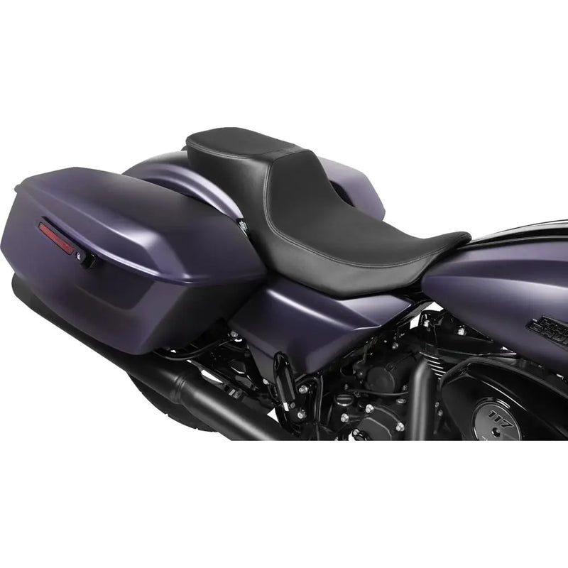 Drag Specialties Performance Predator 2-Up Extended Reach Seat for Harley