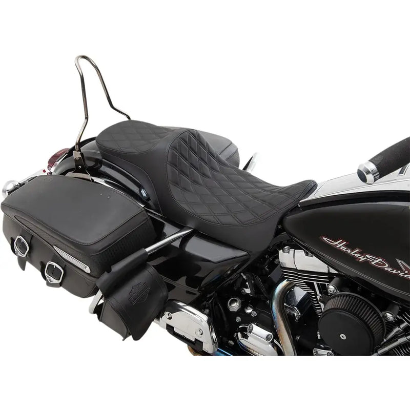 Drag Specialties Predator III 2-Up Seat for Harley