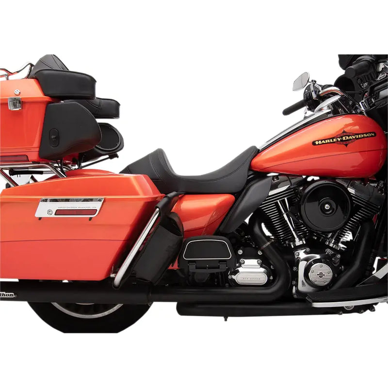 Drag Specialties EZ-ON Low Profile Forward Solo Seat for Harley
