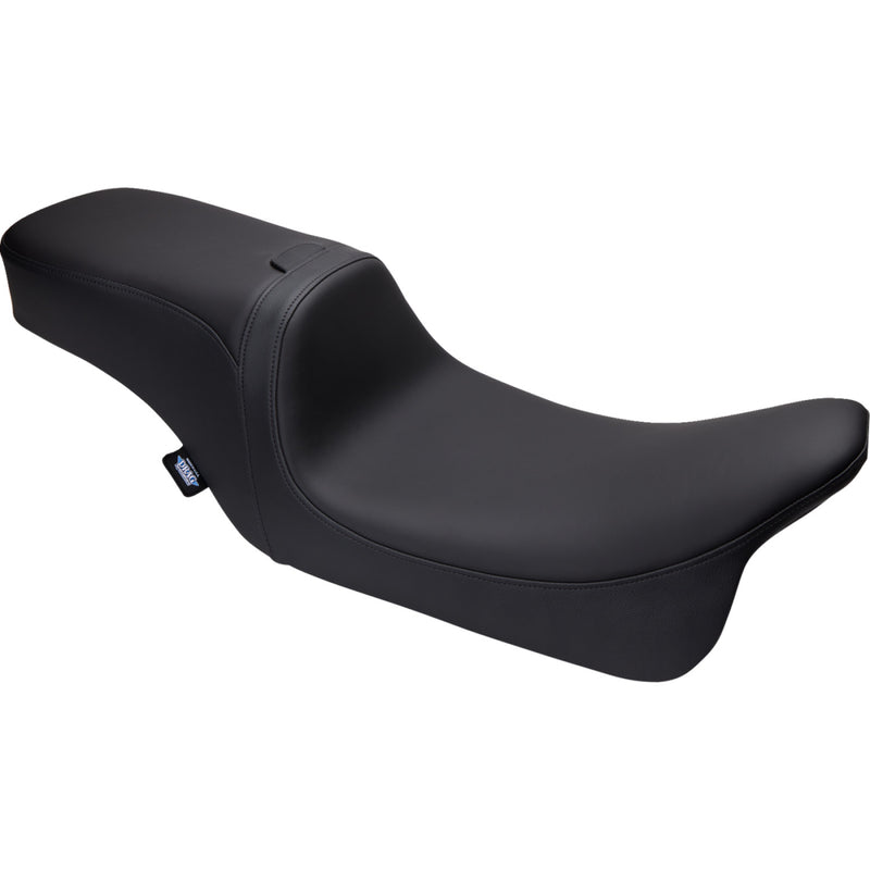 Drag Specialties Performance Predator 2-Up Backrest Receptible Seat for Harley