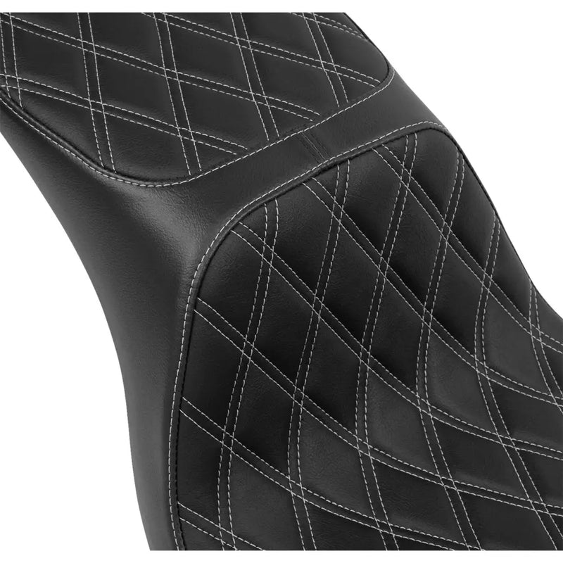 Drag Specialties Performance Predator 2-Up Seat for Harley