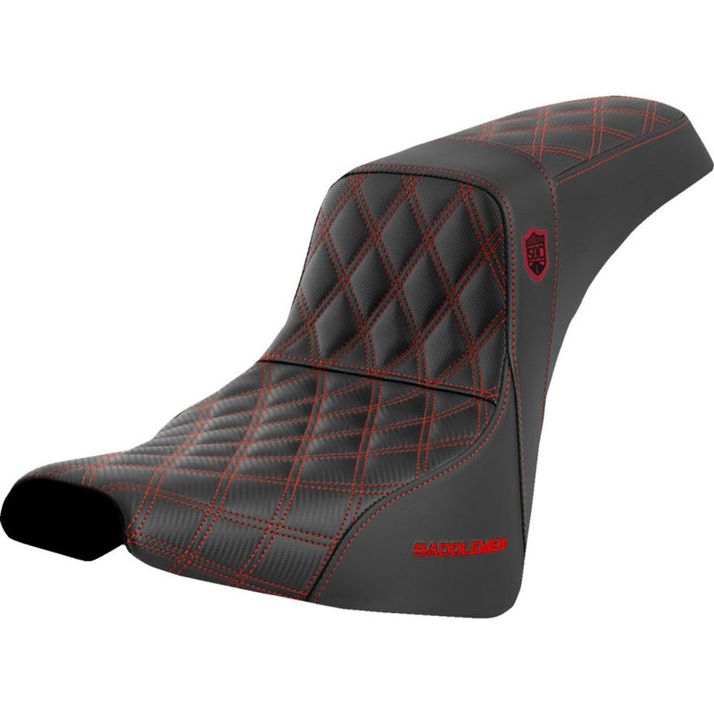 Saddlemen Pro SDC Performance Gripper Lattice Stitch Seat for Harley