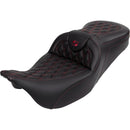 Saddlemen Roadsofa Lattice Stitch Seat for Harley