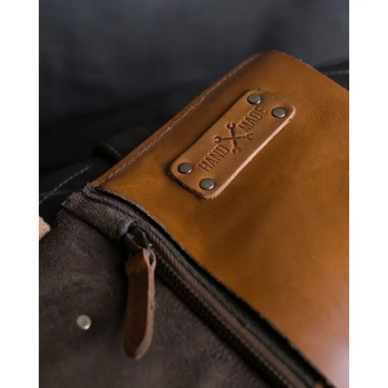Trip Machine Leather Motorcycle Tool Roll