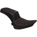Drag Specialties Performance Predator 2-Up Seat for Harley