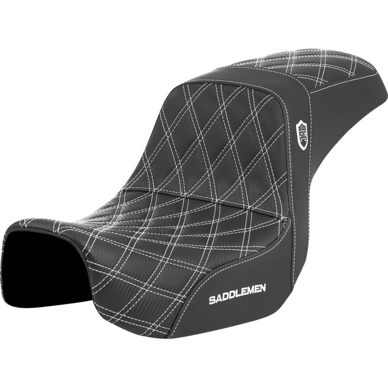 Saddlemen Pro SDC Performance Gripper Lattice Stitch Seat for Harley