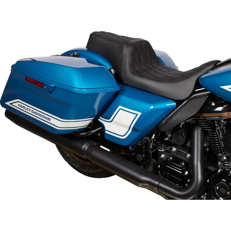 Drag Specialties Performance Predator 1-Up Seat for Harley