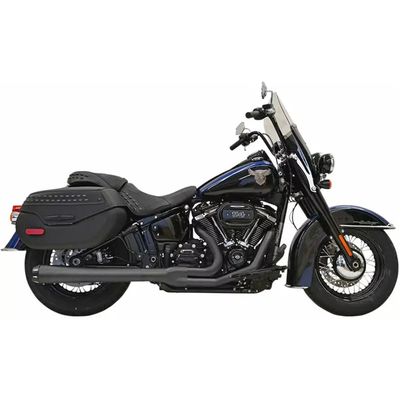 Bassani Road Rage Long Megaphone 2-into-1 Exhaust System for Harley