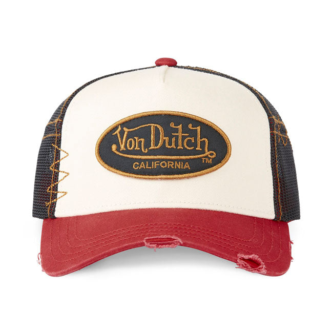 Von Dutch Distressed Logo Cap