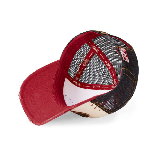 Von Dutch Distressed Logo Cap