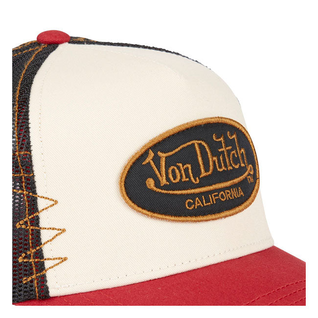 Von Dutch Distressed Logo Cap