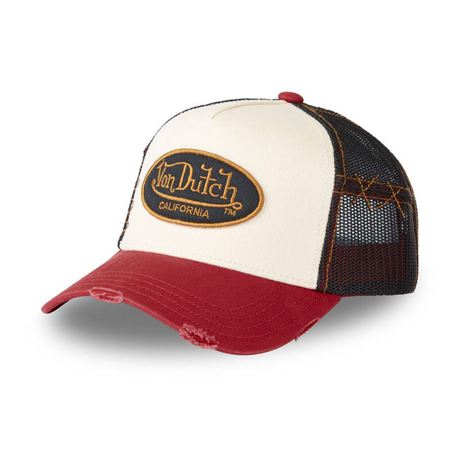 Von Dutch Distressed Logo Cap