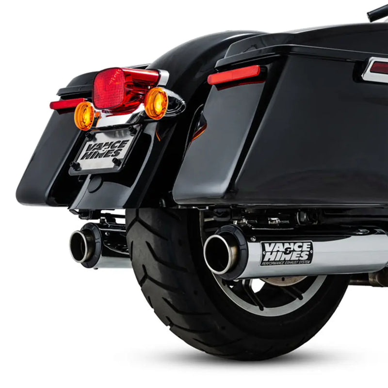 Vance & Hines Supersport 400 Chrome Slip-On Mufflers for Harley