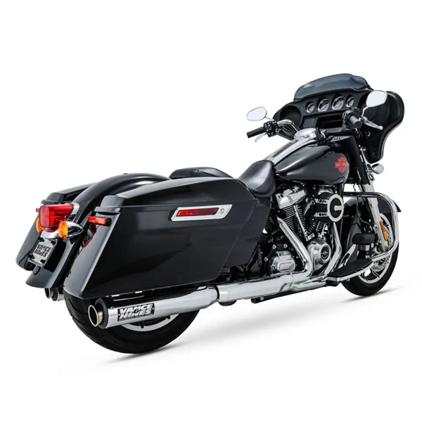 Vance & Hines Supersport 400 Chrome Slip-On Mufflers for Harley