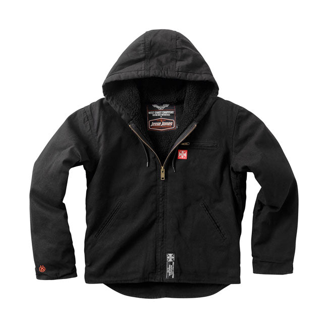 West Coast Choppers Sherpa Lined Canvas Work Jacket