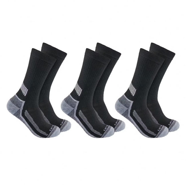 Carhartt Force Midweight Crew Socks 3-pack