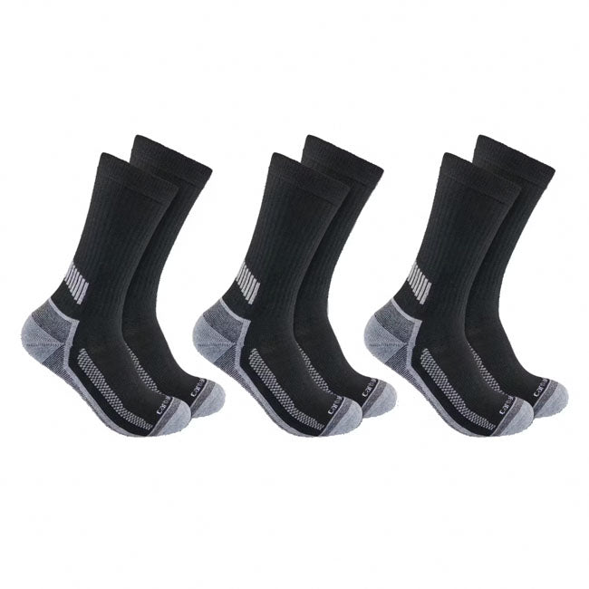 Carhartt Force Midweight Crew Socks 3-pack
