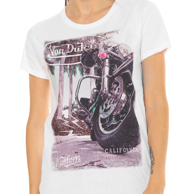 Von Dutch Moto T-Shirt Ladies