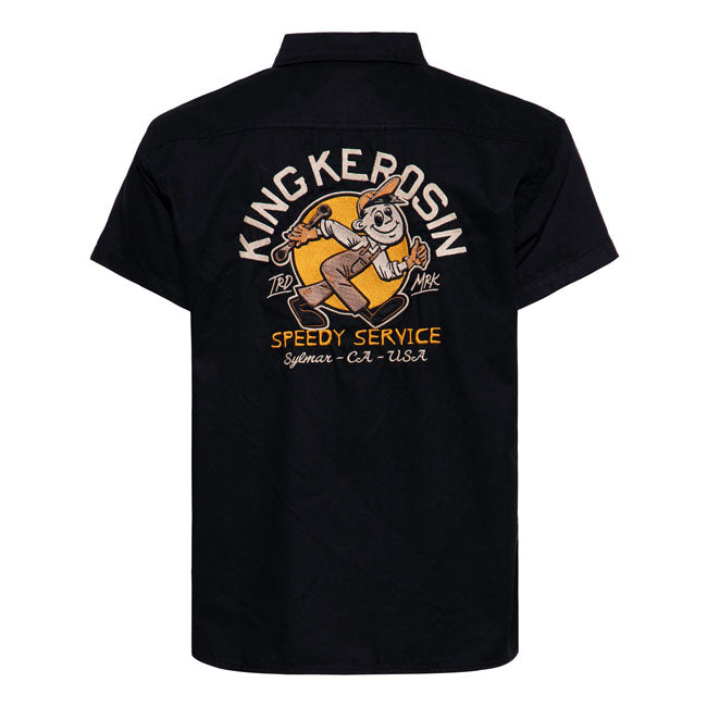 King Kerosin Speedy Service Short Sleeve Work Shirt
