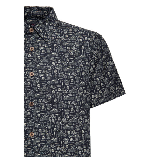 King Kerosin Biker Soul Short Sleeve Shirt