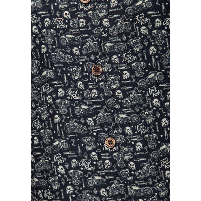 King Kerosin Biker Soul Short Sleeve Shirt