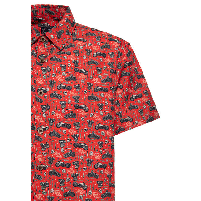 King Kerosin Biker Soul Short Sleeve Shirt