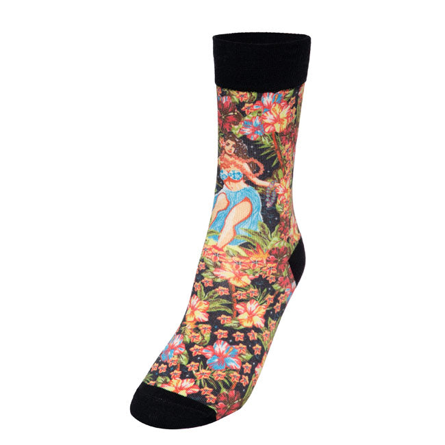 King Kerosin Hula Girl Socks