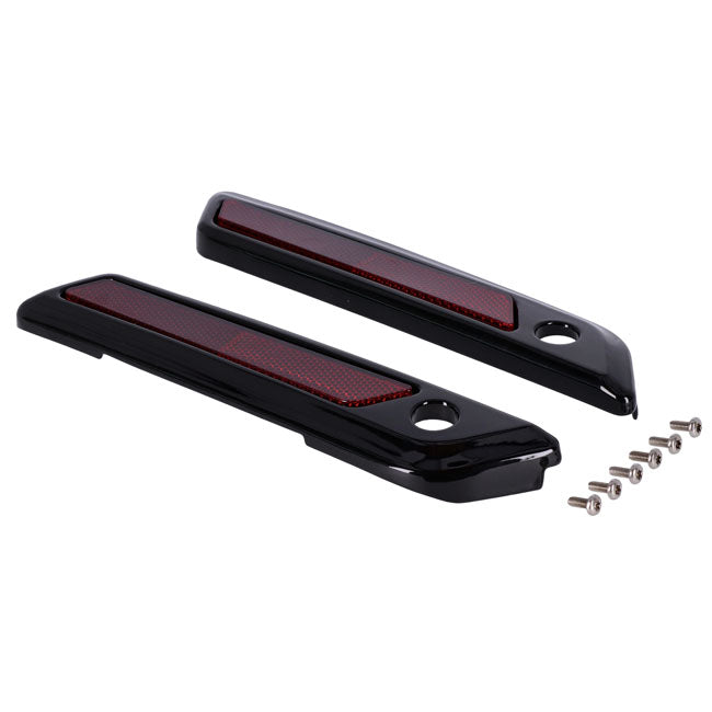 MCS OEM Style Saddlebag Latch Covers for Harley