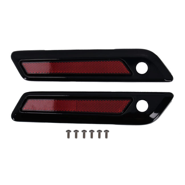 MCS OEM Style Saddlebag Latch Covers for Harley