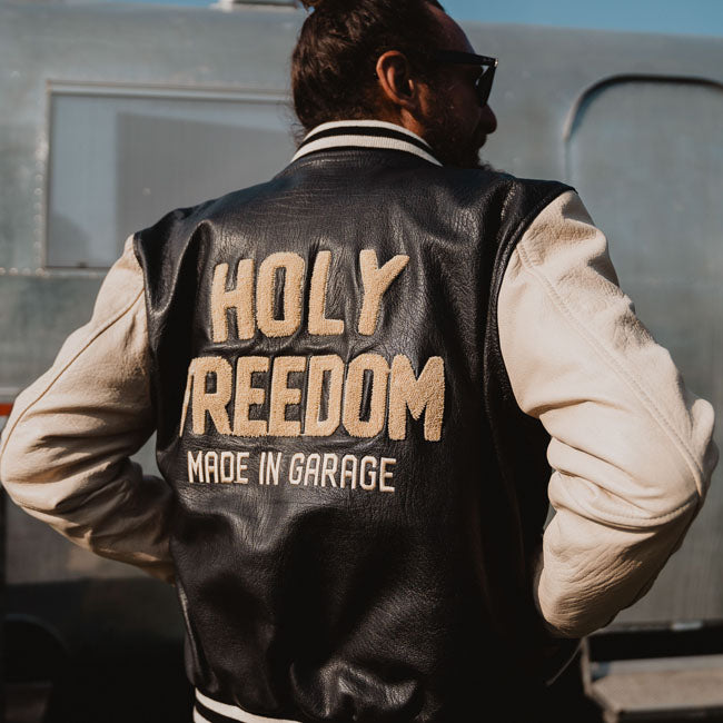 Holy Freedom Varsity Jacket
