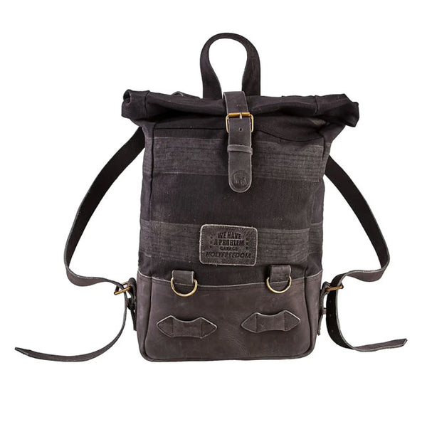 Holy Freedom Back to Black Motorcycle Backpack