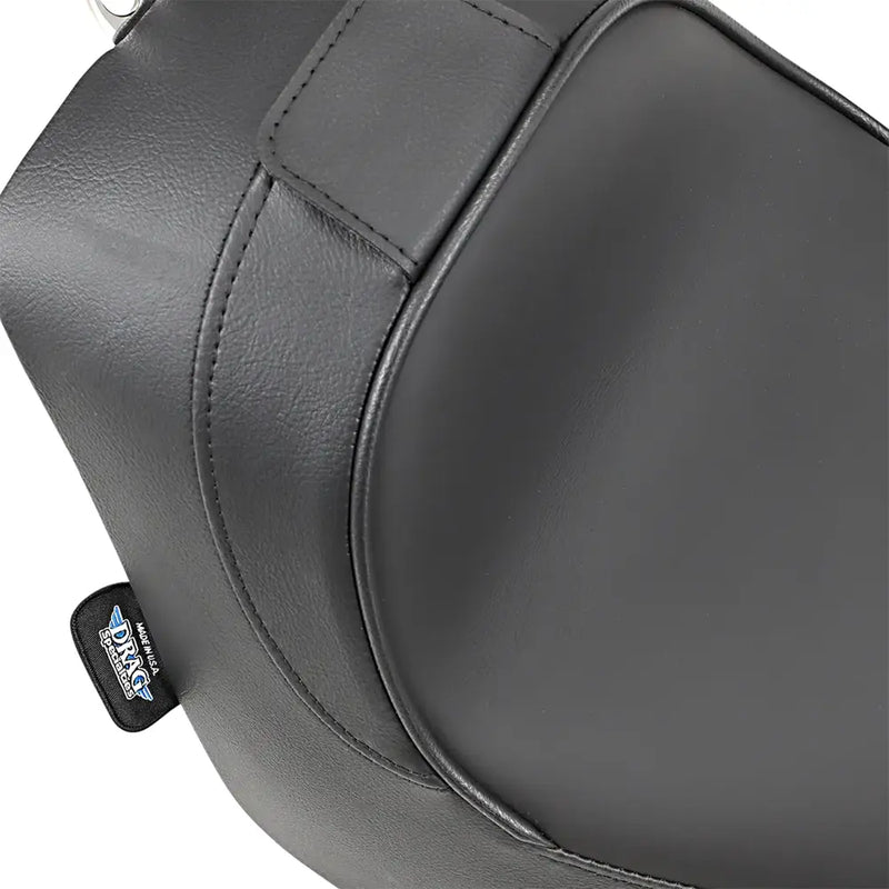 Drag Specialties Backrest Receptible Solo Seat for Harley