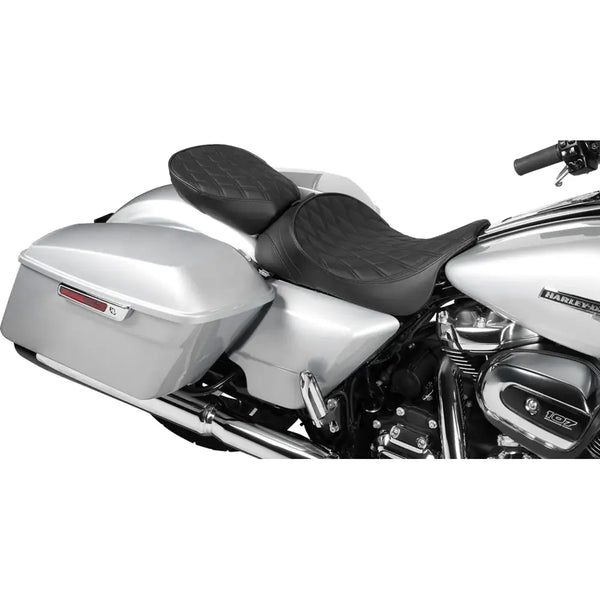 Drag Specialties EZ Glide II Solo Passenger Seat for Harley