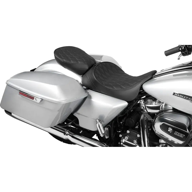 Drag Specialties EZ Glide II Solo Passenger Seat for Harley
