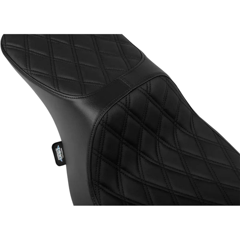 Drag Specialties Performance Predator 2-Up Seat for Harley