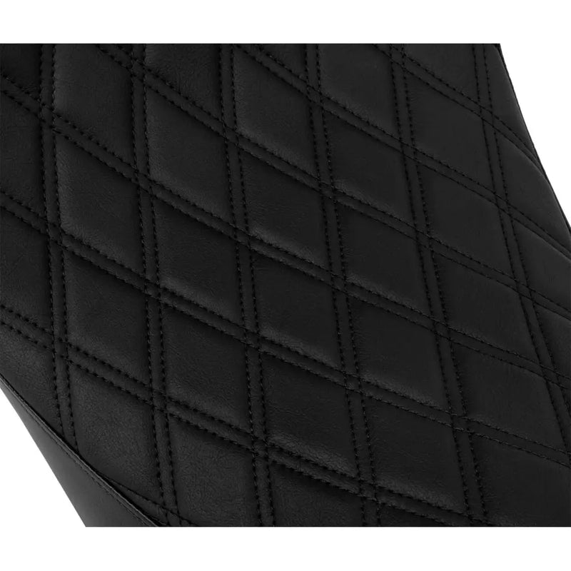 Drag Specialties Backrest Receptible Solo Seat for Harley