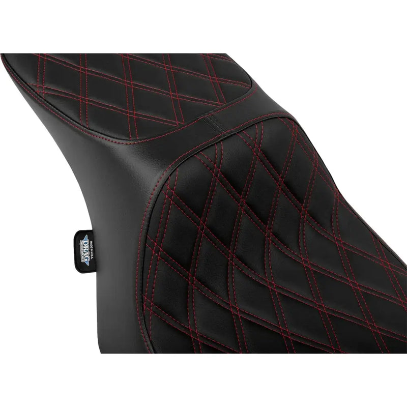 Drag Specialties Performance Predator 2-Up Seat for Harley